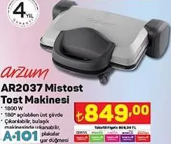 ARZUM TOST MAKİNESİ ARZUM TOST MAKİNESİ